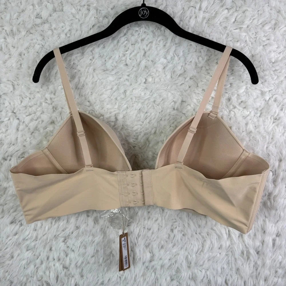 SKIMS Deep Plunge Shapewear Strapless Bra Nude Sand Plus Size 3X NWD Underwire - Picture 2 of 9